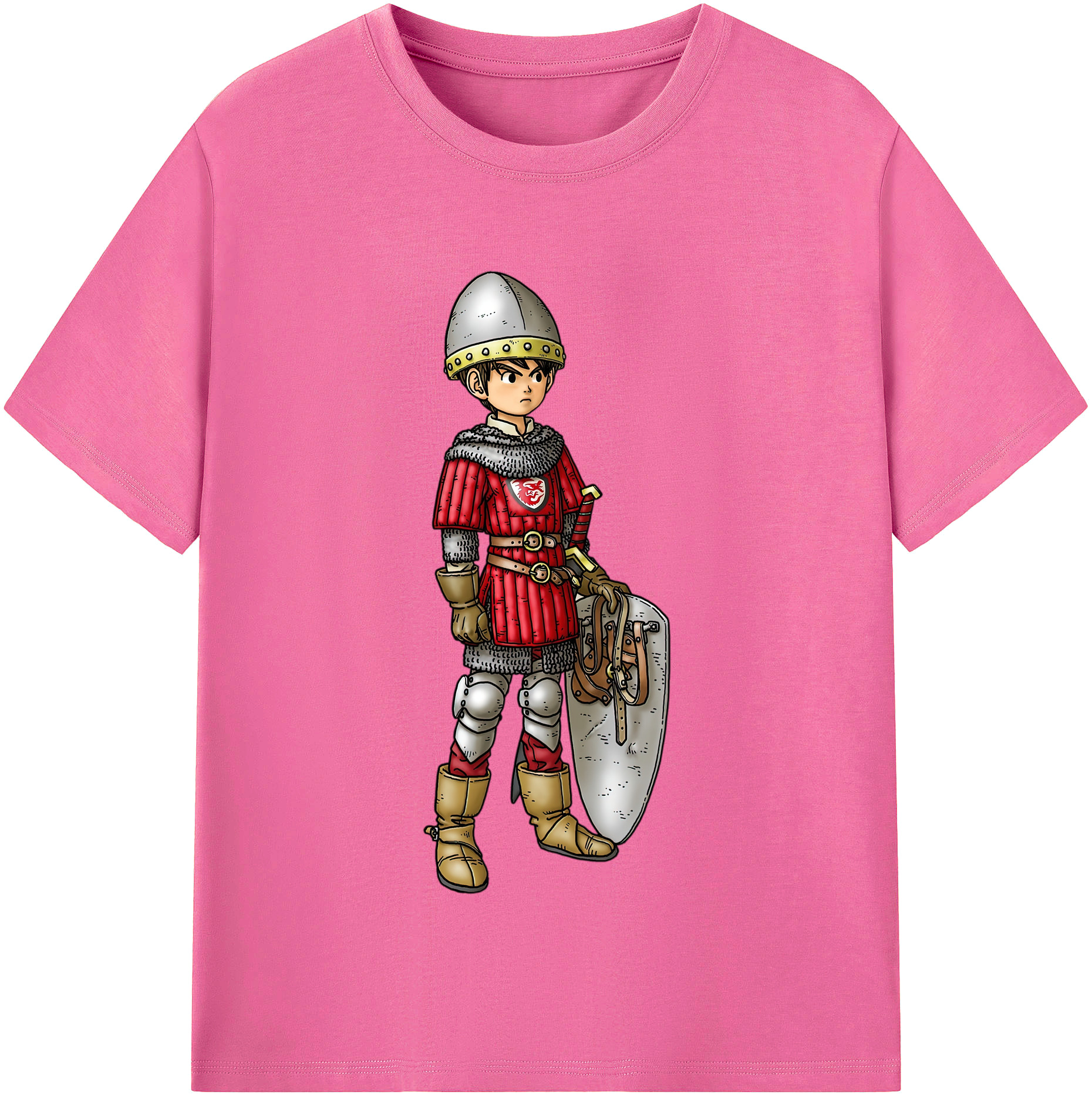 （画像用） ドラゴンクエスト Doragon Kuesuto Dragon Quest レディースカジュアルプリントTシャツ（綿100％）